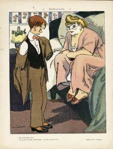 Illustration af Chas-Laborde (1886-1941) i Le Lire, 30/11/12 - Desillusion - Prostitution