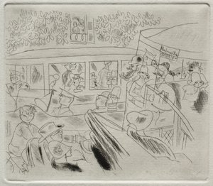 Trafik, Montmartre af Charles Laborde