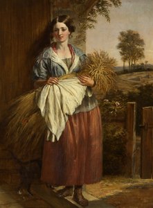 The Gleaner (olie på panel)