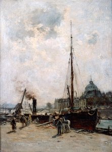 Udsigt over instituttet, 1800-tallet. af Charles Lapostolet