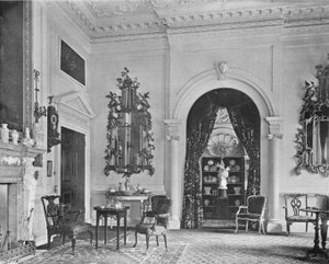 Chippendale Spejle--Hvid Tegnestue af Charles Latham