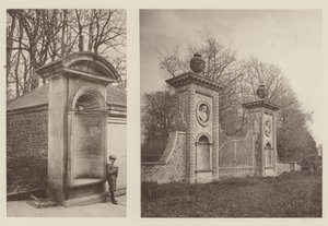 Coleshill, Berkshire, en alkove, port ved bagindgangen af Charles Latham