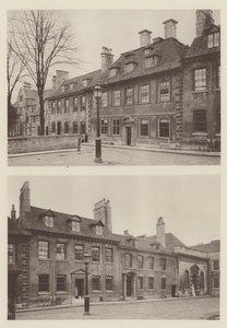 Huse nær St Georges Church, Stamford af Charles Latham