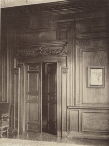 Thorpe Hall, Grantham, dør og paneler i spisestue af Charles Latham