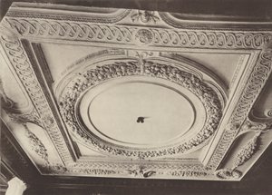 Thorpe Hall, Peterborough, loft i spisestue af Charles Latham