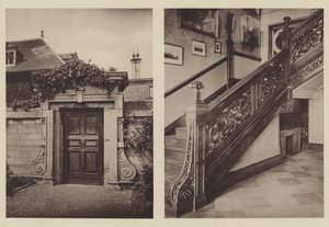 Thorpe Hall, Peterborough, sideindgang til staldene, trappen af Charles Latham