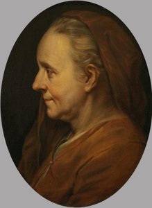 Buste af en ældre kvinde af Charles Le Brun