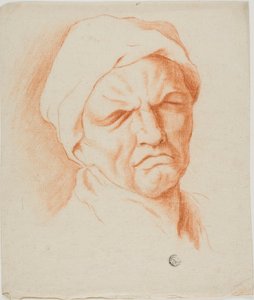 Hoved af en gammel mand af Charles Le Brun