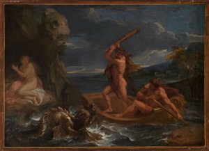 Herakles befrier Hesione af Charles Le Brun