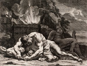 Nat, fra serien Dagens fire tider af Charles Le Brun