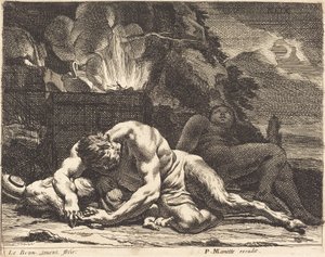 Nox (nat) af Charles Le Brun