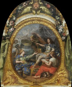 Orden genoprettet i rigets finanser, 1662 af Charles Le Brun