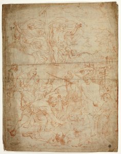 Stening af Sankt Stefan af Charles Le Brun