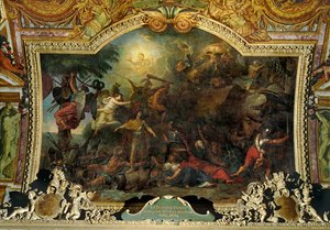 Franche-Comte erobret for anden gang ... af Charles Le Brun