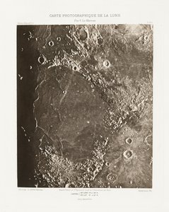 Carte photographique de la lune, planche IX.A (Fotografisk kort over månen, planche IX.A),21. oktober af Charles le Morvan