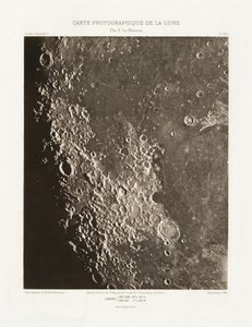 Carte photographique de la lune, planche VIII.A (Fotografisk kort over månen, planche VIII.A),13. september af Charles le Morvan