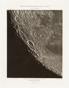 Carte photographique de la lune, planche XII.A (Fotografisk kort over månen, planche XII.A),11. oktober af Charles le Morvan