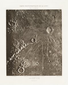 Carte photographique de la lune, planche XIII.A (Fotografisk kort over månen, planche XIII.A),23. oktober af Charles le Morvan
