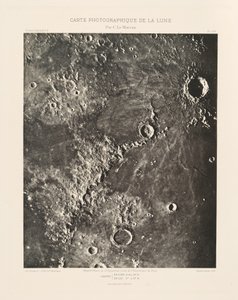 Fotografisk kort over månen, plade XIII, 6. februar af Charles le Morvan