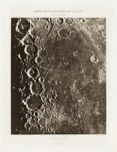 Carte photographique de la lune, planche XIX.A (Fotografisk kort over månen, planche XIX.A),26. december af Charles le Morvan