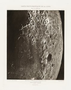 Carte photographique de la lune, planche XXI.A (Fotografisk kort over månen, planche XXI.A),23. oktober af Charles le Morvan