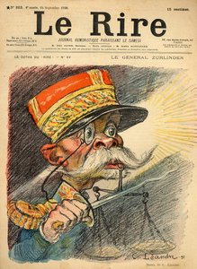 Karikatur af general Zurlinden, fra forsiden af 
