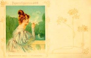 Indsamlingsjob - 1900-kalender (gravering) af Charles Leandre