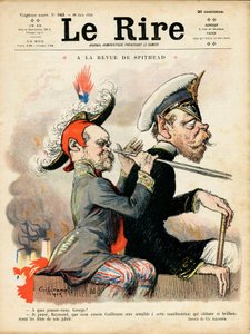 Cover af ""Le Lire"", satirisk i farver af Charles Leandre