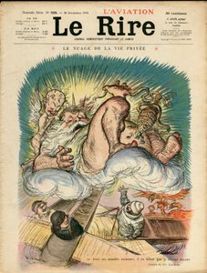 Cover af "" Latteren"", Satirisk i farver af Charles Leandre