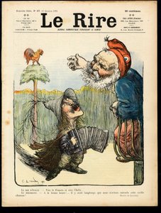 Cover af "" Latteren"", Satirisk i farver af Charles Leandre