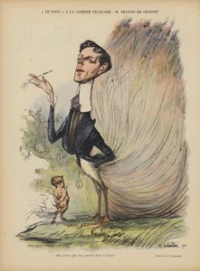 Francis de Croisset, fransk dramatiker, romanforfatter og librettist. Illustration til Le Rire