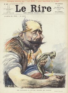 Hans Excellence hr. Rouvier, finansminister. Illustration til Le Rire