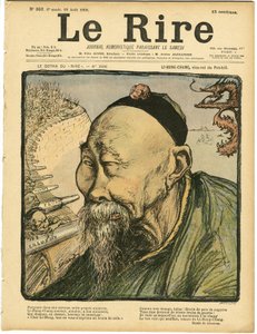 Illustration af Charles Leandre (1862-1934) til forsiden af Le Lire af Charles Leandre