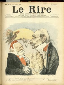 Illustration af Charles Leandre (1862-1934) til forsiden af Le Rire af Charles Leandre