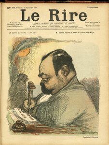 Illustration af Charles Leandre (1862-1934) til forsiden af Le Rire af Charles Leandre