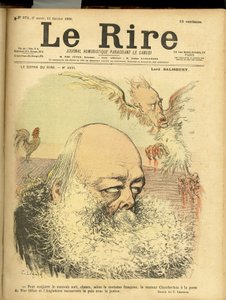 Illustration af Charles Leandre (1862-1934) til forsiden af Le Rire af Charles Leandre