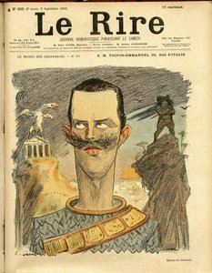 Illustration af Charles Leandre (1862-1934) til forsiden af Le Rire af Charles Leandre
