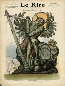 Illustration af Charles Leandre (1862-1934) til forsiden af Le Rire af Charles Leandre
