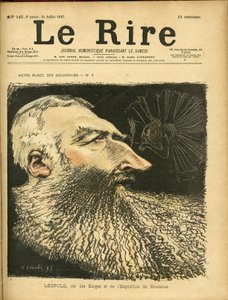 Illustration af Charles Leandre (1862-1934) til forsiden af Le Rire af Charles Leandre
