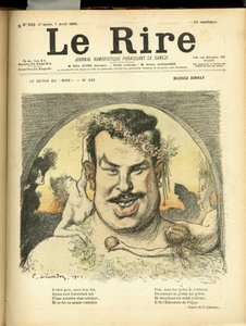 Illustration af Charles Leandre (1862-1934) til forsiden af Le Rire af Charles Leandre