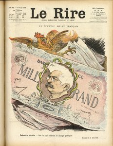 Illustration af Charles Leandre (1862-1934) til forsiden af Le Rire af Charles Leandre