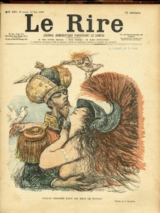 Illustration af Charles Leandre (1862-1934) til forsiden af Le Rire af Charles Leandre