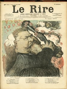 Illustration af Charles Leandre (1862-1934) til forsiden af Le Rire af Charles Leandre