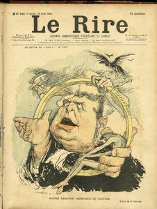 Illustration af Charles Leandre (1862-1934) til forsiden af Le Rire af Charles Leandre