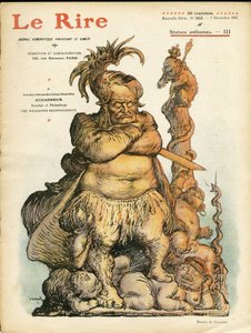 Illustration af Charles Leandre (1862-1934) til forsiden af Le Rire, 07/12/07 - Augagneur Victor (1855-1931) - Statuficering af Charles Leandre