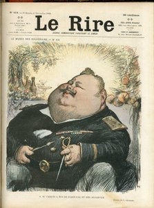 Illustration af Charles Leandre (1862-1934) til forsiden af Le Rire, nr. 418 af Charles Leandre