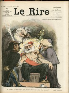 Illustration af Charles Leandre (1862-1934) til forsiden af Le Rire, nr. 415 af Charles Leandre