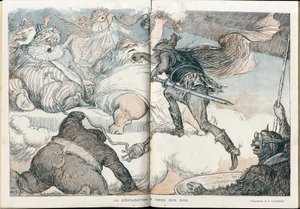 Illustration af Charles Leandre (1862-1934) i "" Fantasio"" af Charles Leandre