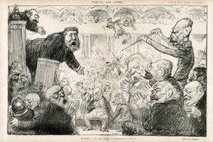 Illustration af Charles Leandre (1862-1934) i Le Rire af Charles Leandre