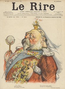 Kong Edward VII af England, Illustration for Le Rire